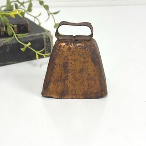 Vintage Metal Cow Bell – Rustic Farmhouse Decor, Rusty Charm